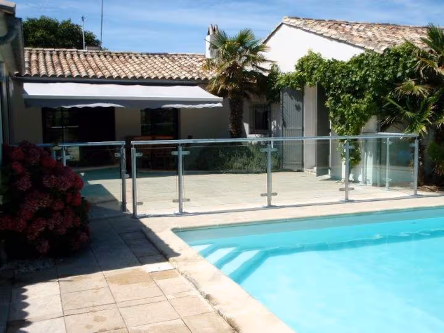 Pool and terrace overview